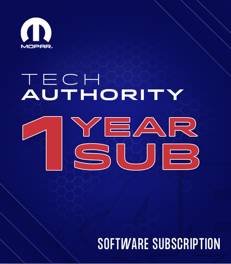 Mopar Tech Authority 1 Year Sub - WiTech Subscription-Chrysler