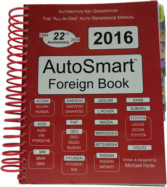 AutoSmart 2016 Foreign & Domestic Book set