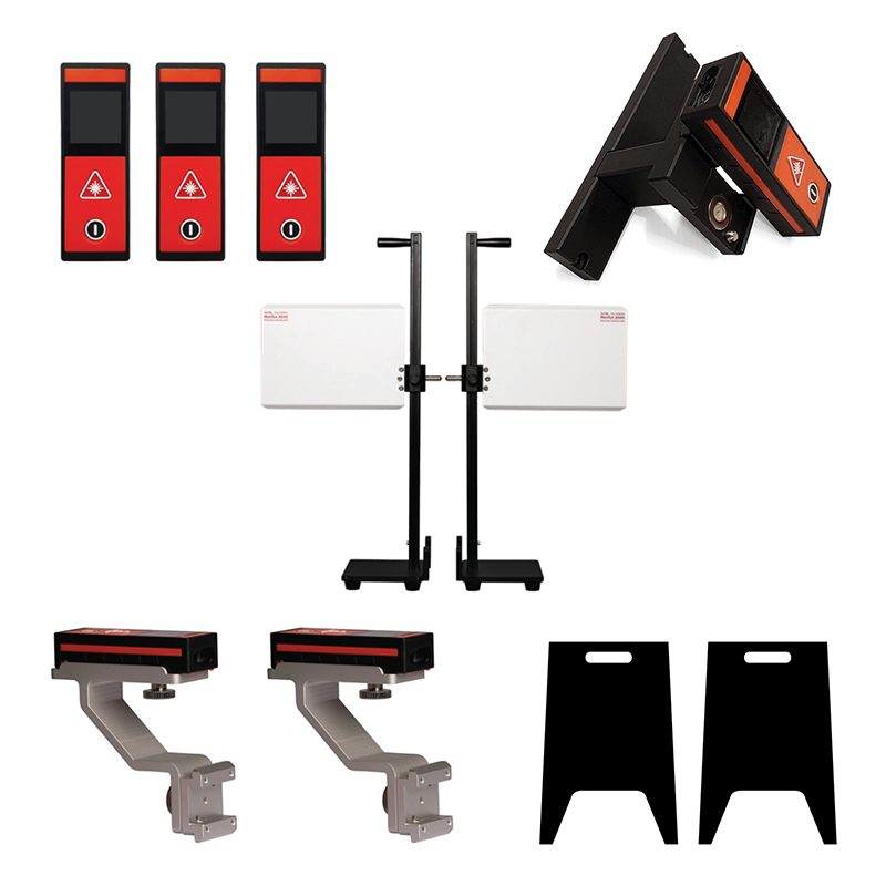 Autel ADAS IA800 sensors and chock. ADAS Calibrations for Aftermarket calibrations