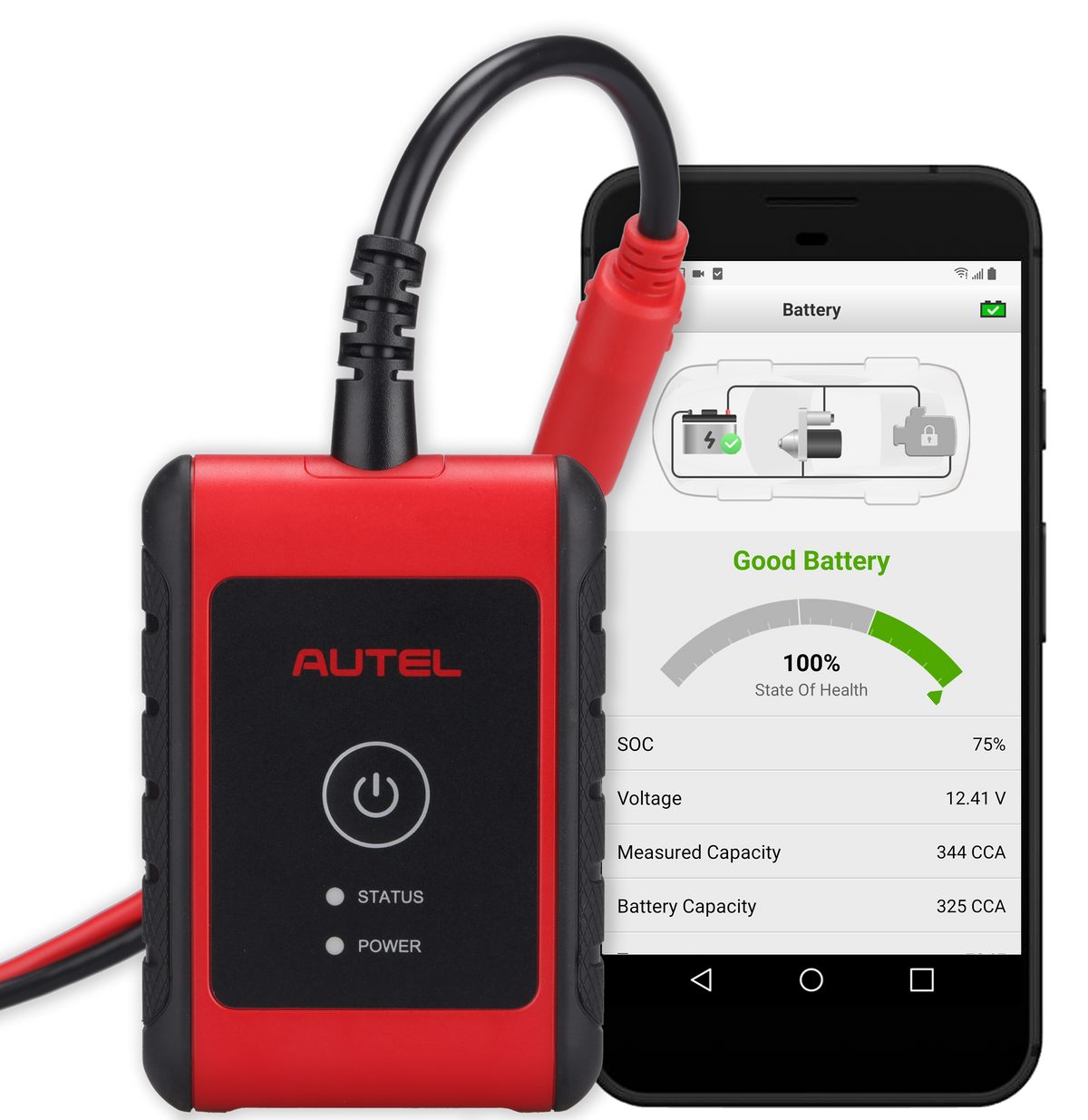 Autel MaxiBAS BT508 Battery Analysis With VCI - AE Tools & Computers