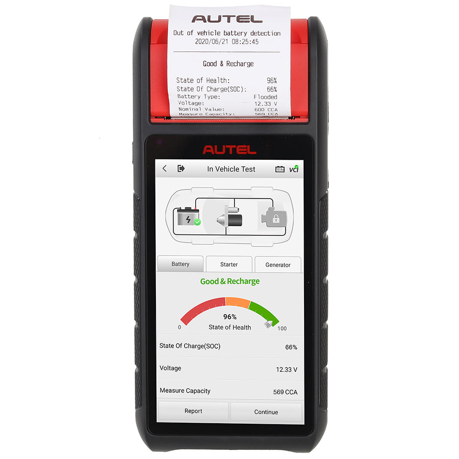 Autel MaxiBAS BT608 Wireless Battery and System Analyzer - AE Tools & Computers