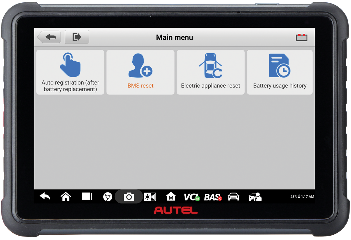 Autel MaxiBAS BT609 7 inch wireless Battery Diag Tablet - AE Tools & Computers