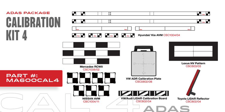 Autel ADAS MA600 CAL 4 Kit - AE Tools & Computers