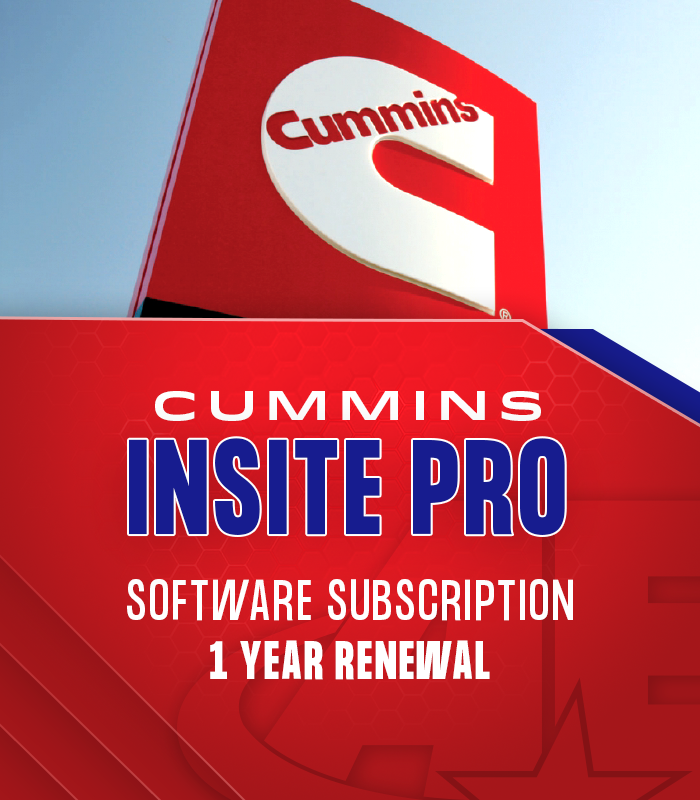 Cummins Insite Pro Software- 1 Year - AE Tools & Computers