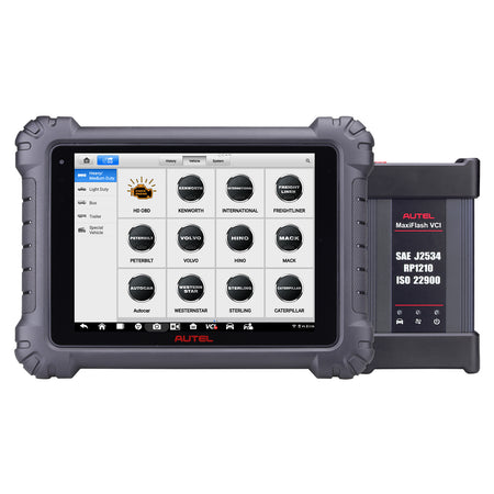 MaxiSYS 909CV diagnostic tablet for Class 3-8 vehicle calibration