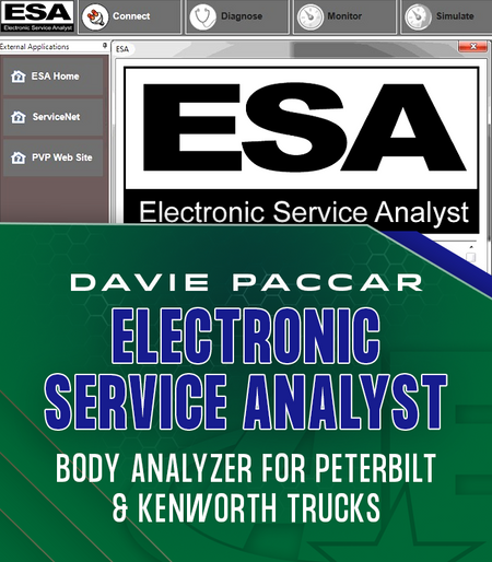 Davie Paccar ESA Software for Kenworth Trucks- AE Tools & Computers