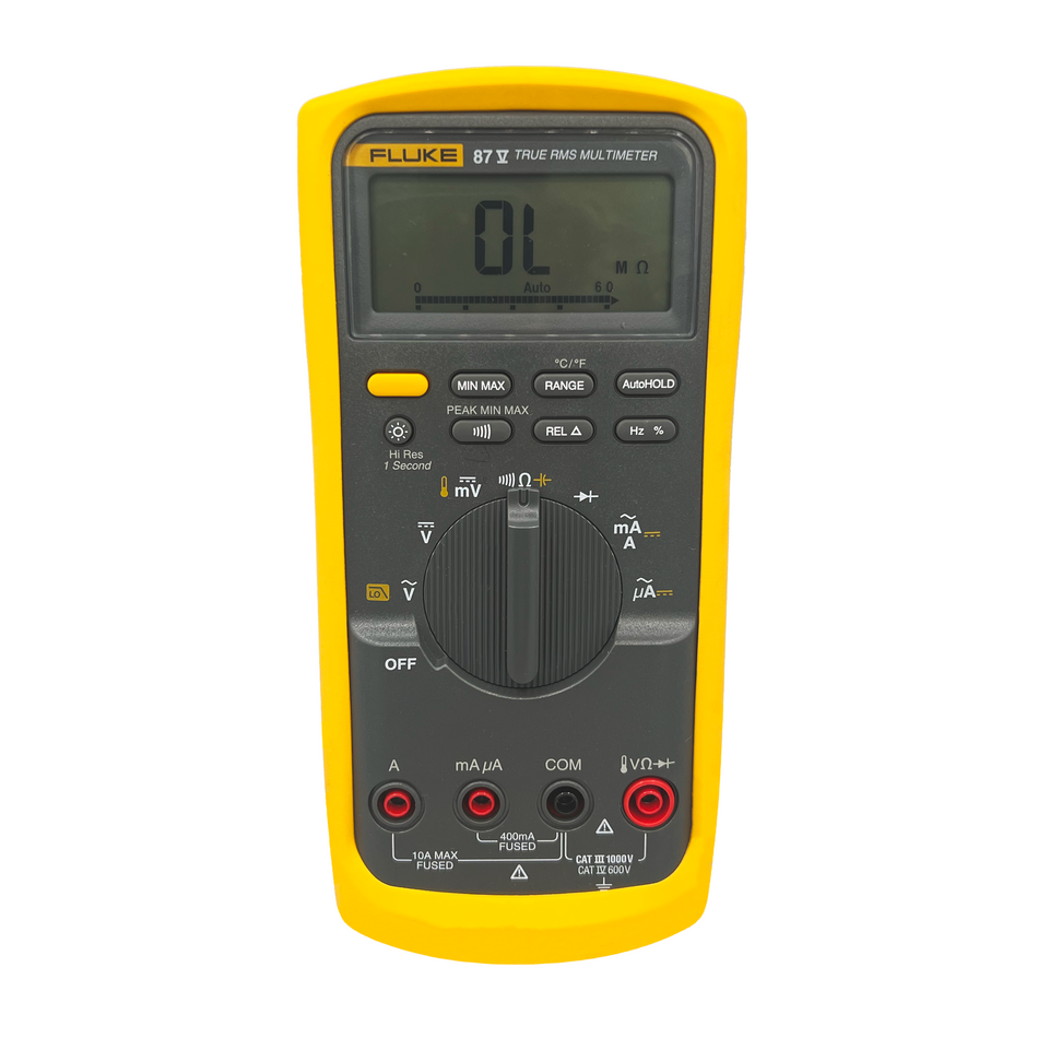 True-RMS Measurement Display on Fluke 87V