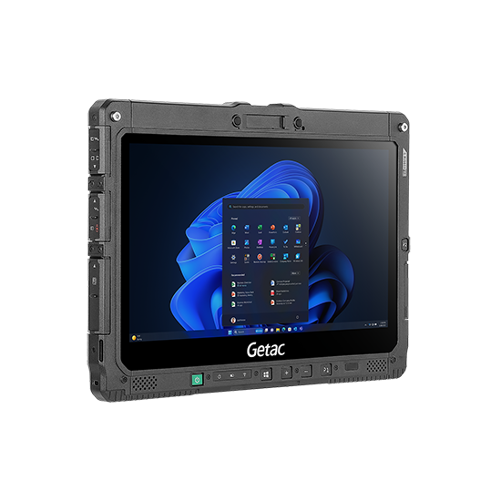 Getac K120 rugged tablet with LumiBond display.