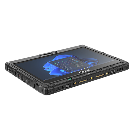 Getac K120 tablet with optional high-capacity battery.