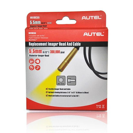 Autel MVIHC55 MaxiVideo 5.5 mm Replacement Imager Head - AE Tools & Computers