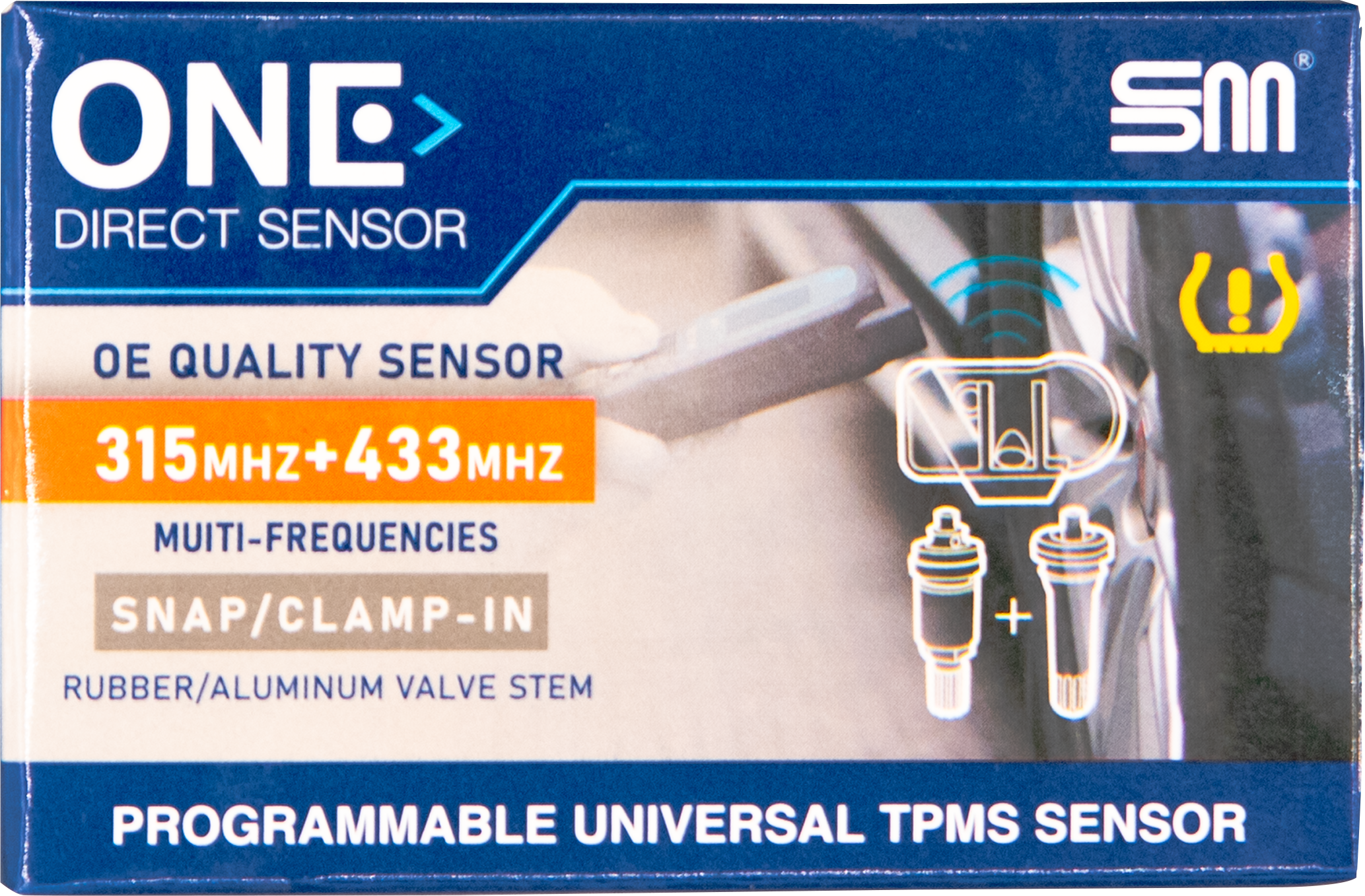 Siming One Direct Universal Sensors. 12 pack in VT57 TPMS Kit Combo. Boxed.