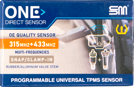 Siming One Direct Universal Sensors. 12 pack in VT57 TPMS Kit Combo. Boxed.