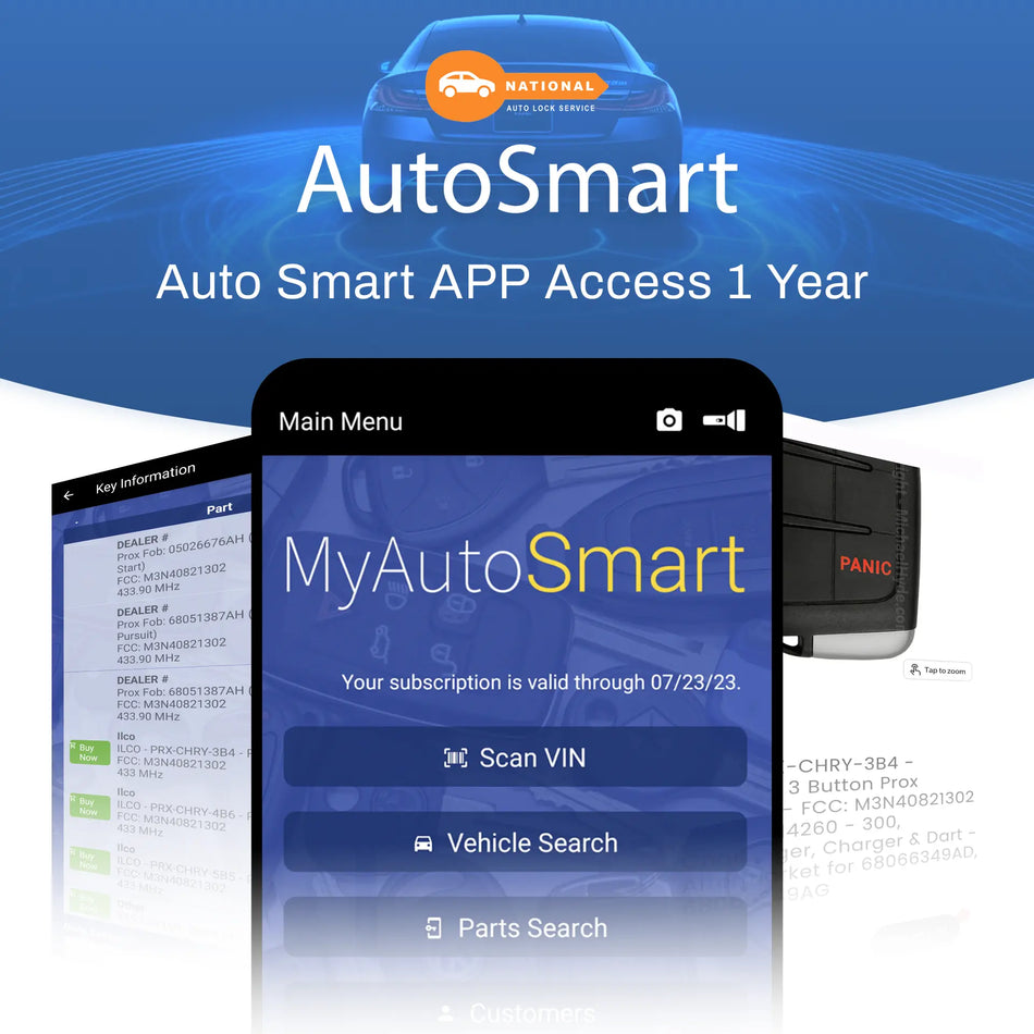 Automotive Locksmith Database Tool - AutoSmart