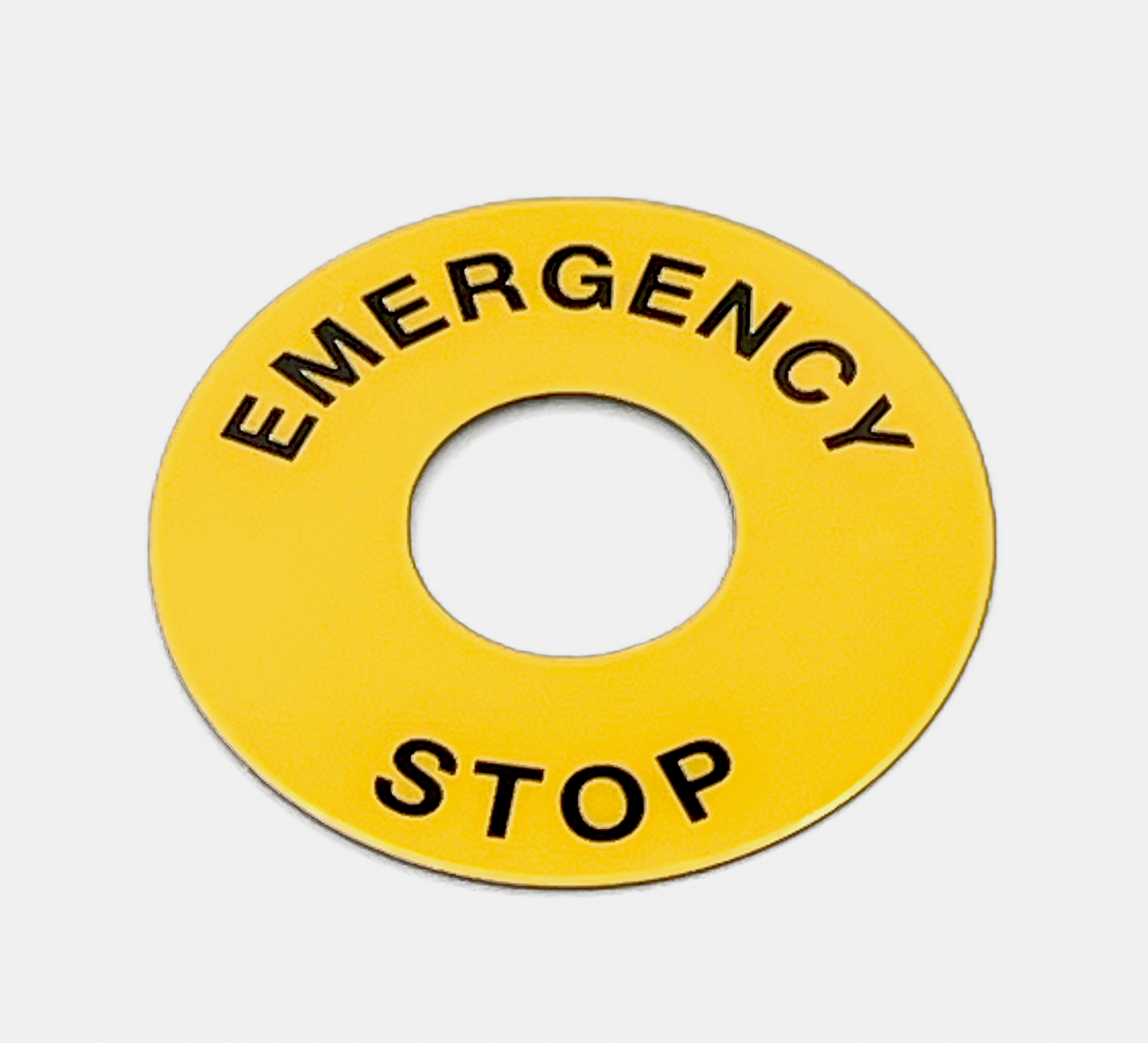 Keyline Emergency Top Button- Stop label - AE Tools & Computers