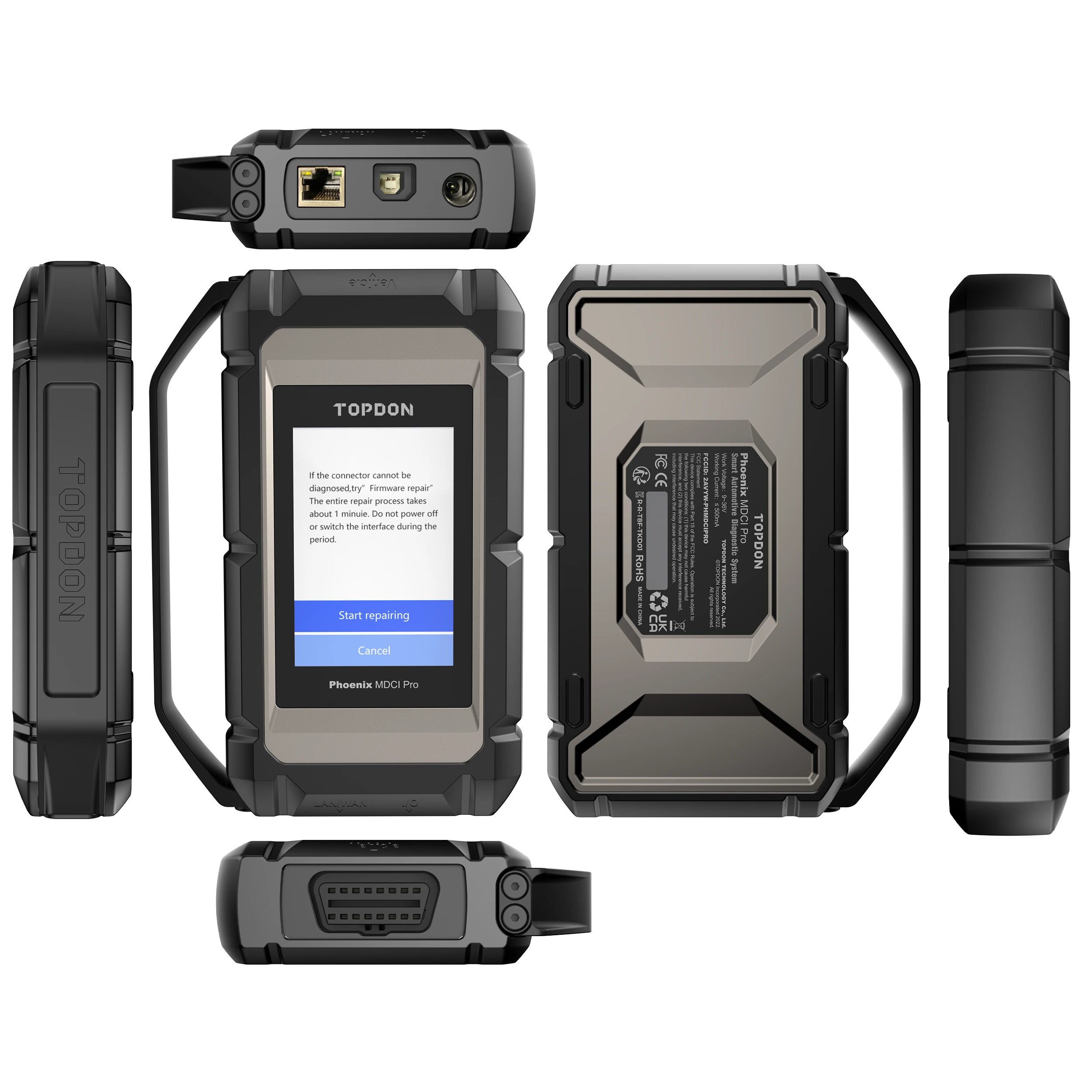 Phoenix MDCI Pro interface showing all angles of the MDCI