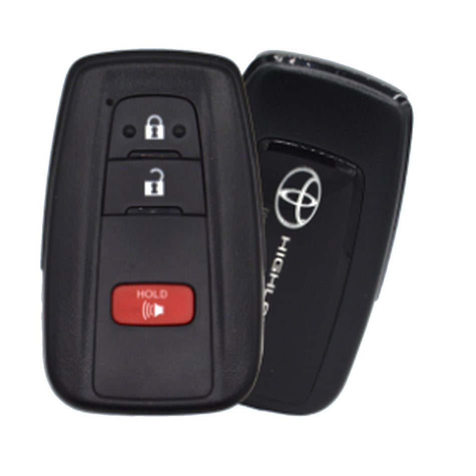 Toyota Highlander 3 button key fob