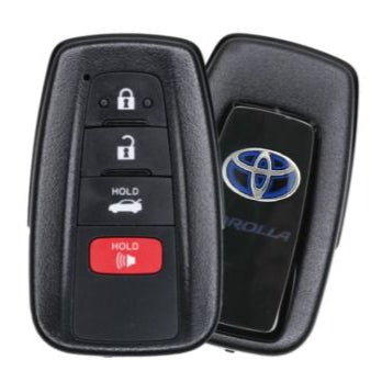 Toyota Corolla Hybrid with trunk button fob