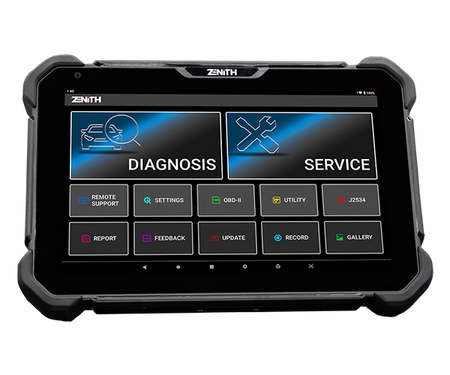 Zenith Z7 front view - bi-directional scan tool for vehicle diagnostics