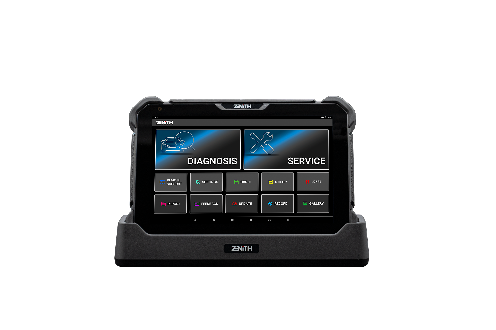 Zenith Z7 user performing remote diagnostics via J2534 technology