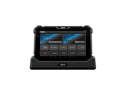 Zenith Z7 user performing remote diagnostics via J2534 technology