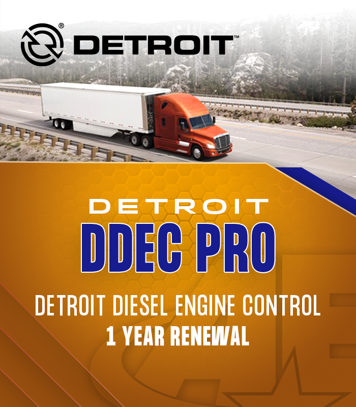 Detroit Diesel DDEC PRO Software Subscription 1 Year - AE Tools & Computers