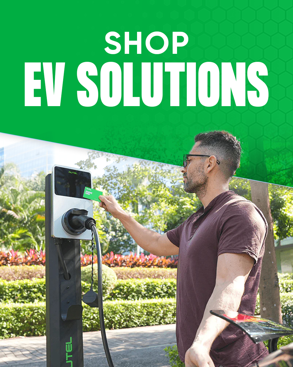 Shop EV Solutions from AUTEL and Launch Tech USA, such as the DC MaxiChargers