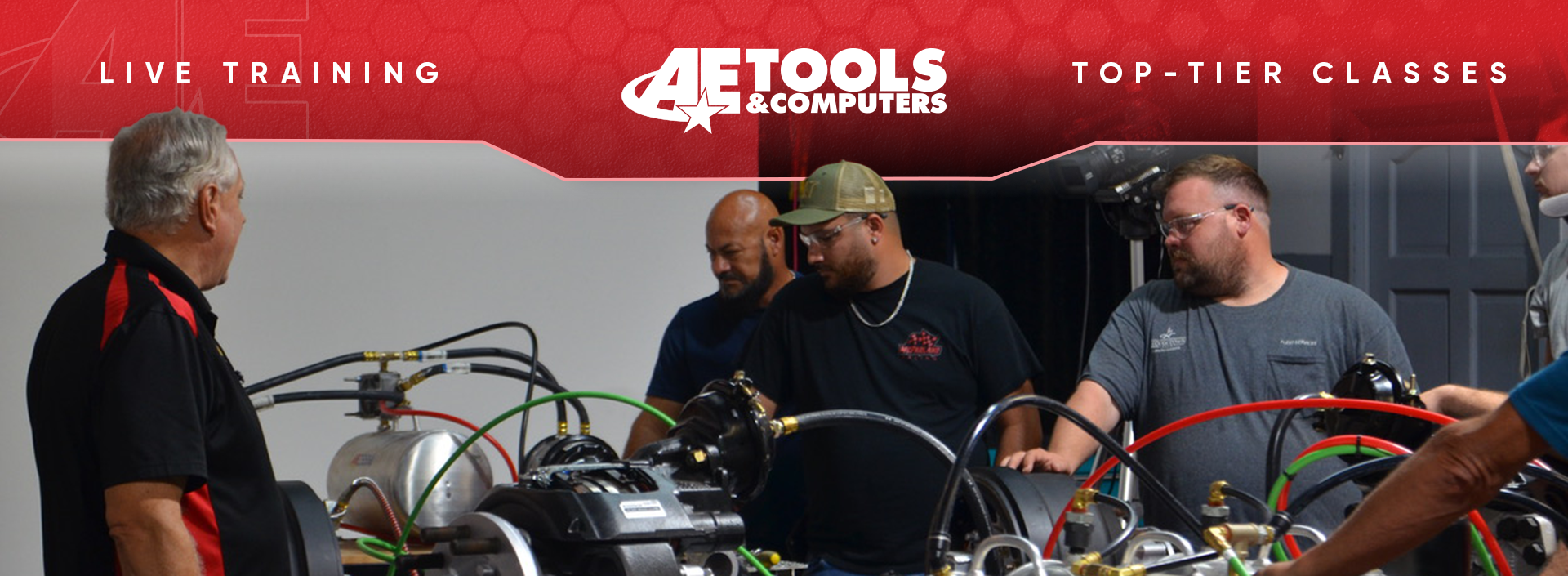 Live and Hands-on Training, Diesel, electrical systems, EV, hybrid, brakes, brake repair, A/C, leak detection