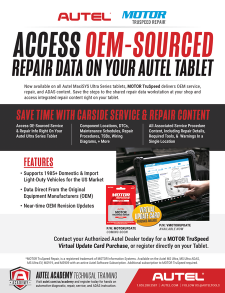 Virtual MOTOR TruSpeed Update Card - AE Tools & Computers